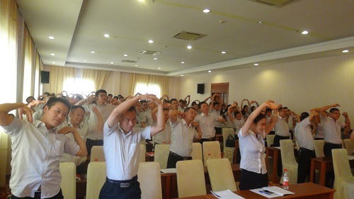 臨桂區某銀行員工素質能力提升培訓項目圓滿成功