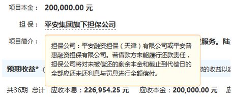 產品是否有擔保公司擔保